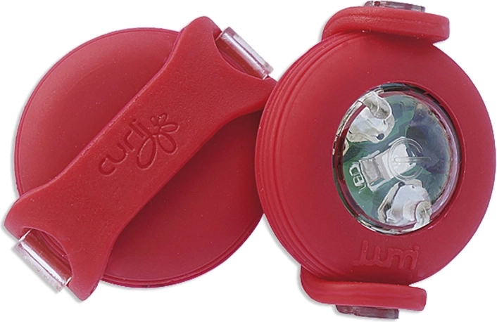 Curli luumi LED safety collar light – red