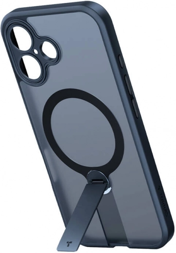 Torras Pstand Spin pouzdro pro iPhone 16 Plus černé