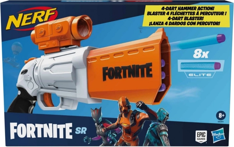 Nerf Fortnite SR – pištola z odstranljivim merkom