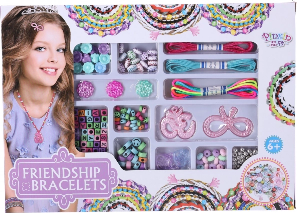 Ensemble de perles pour fabrication de bijoux pour filles