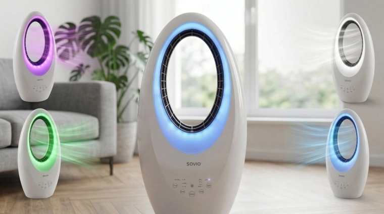 Anello LED e piacevole atmosfera in 4 colori