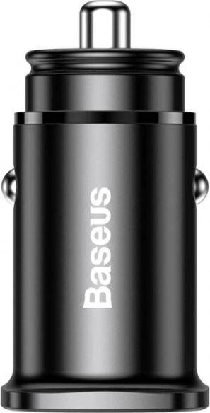 Baseus Square metal car adapter A+C 30W with fast charging