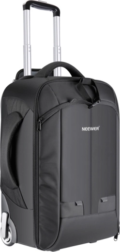 Zaino fotografico con ruote e trolley NEEWER NW3300, nero/rosso, 55 × 35 × 26 cm
