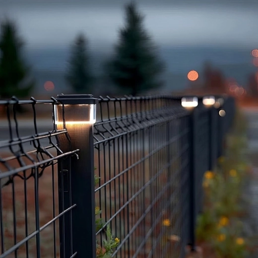 Illuminazione elegante per recinzioni e percorsi