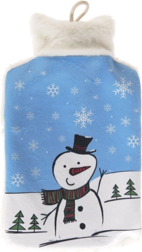 Borsa dell'acqua calda con pupazzo di neve 1,6 l