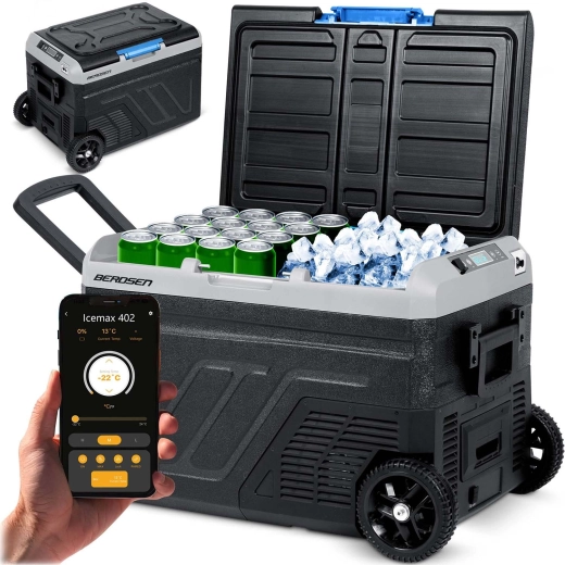 Berdsen Icemax 402 draagbare compressor-autokoelbox 40 l zwart