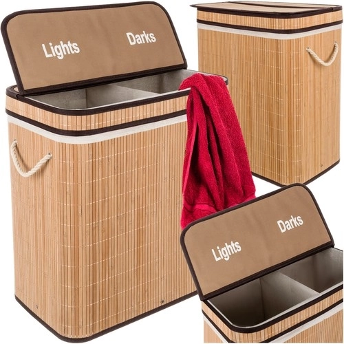 Double Bin Laundry Basket Ruhhy