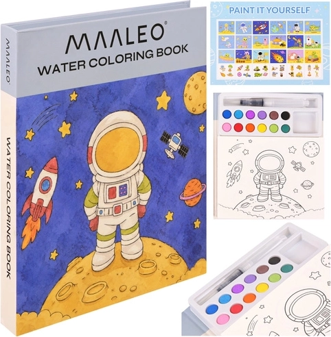 Acquerelli ad acqua astronauta Maaelo