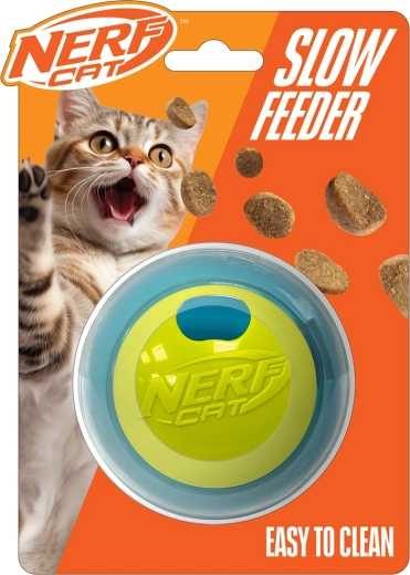 Nerf Cat pallina interattiva dispenser di snack per gatti 9 cm