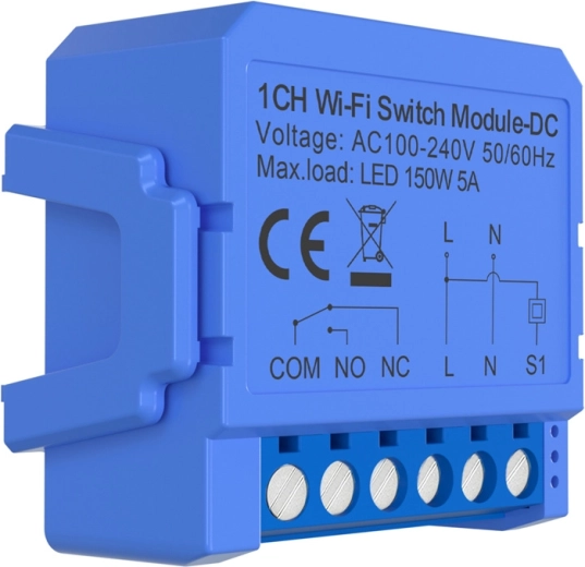 Volt‑free contact for DC 12–32 V