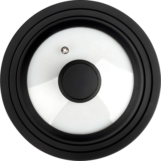 Tempered glass with steam vent