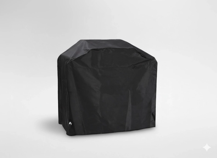 Waterproof cover for 3-burner gas grill made of PVC and 300D polyester