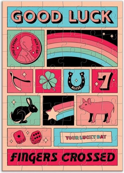 GALISON Good Luck Puzzle – 60 Pieces