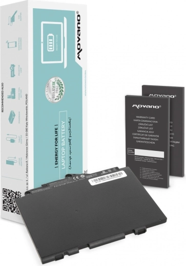 Batteria Movano SN03XL per HP EliteBook 725 G3 e 820 G3 (2700 mAh, 30 Wh)