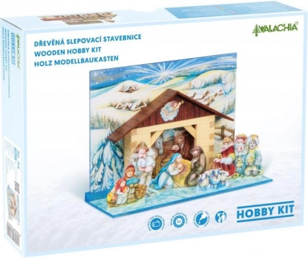 Set di Costruzione in Legno Presepe