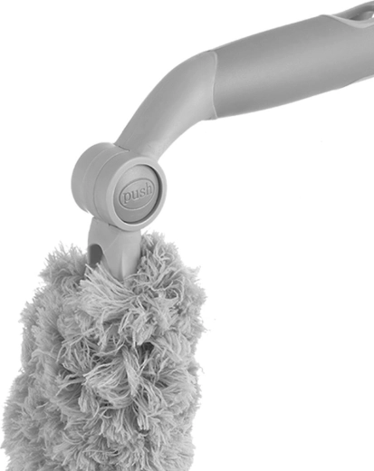 Antistatic microfiber for maximum dust capture