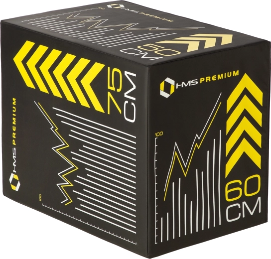 Soft plyo box HMS Premium per salti e allenamento funzionale 75/60/50 cm