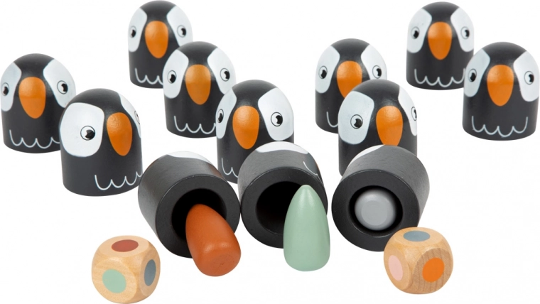 Memory a colori Small Foot Safari – gioco di memoria in legno con dado