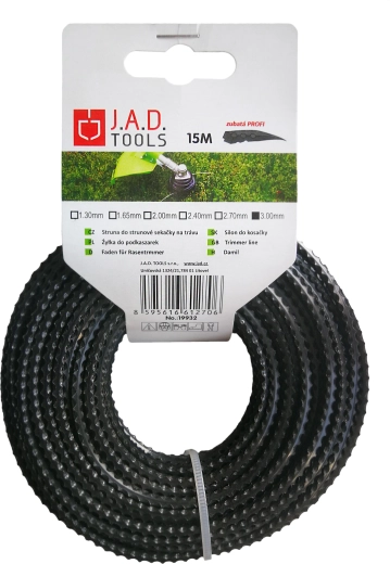 Fil dentelé pour coupe-bordures 3,0 mm, 15 m