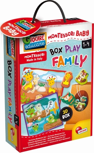 LISCIANI Shape Sorter BOX PLAY FAMILY – Baby Animals