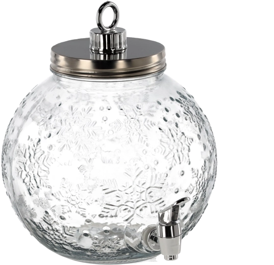 Glasdrikke dispenser 4 l med tap Bombka
