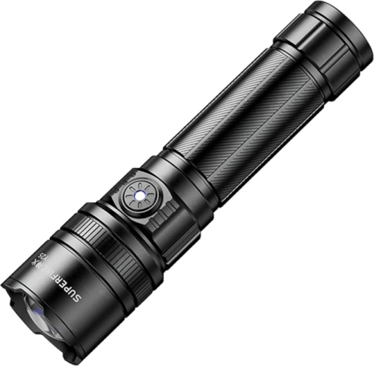 Taschenlampe SUPERFIRE Y25 mit Laserdiod e, 600 lm und Reichweite 450 m