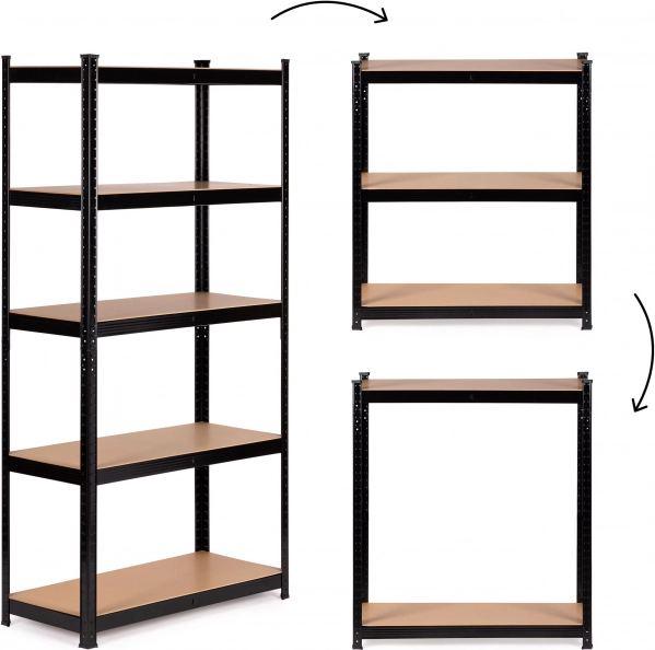 Metal Shelf with 5 Shelves for Garage and Basement