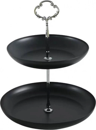 Elegantní černý design s dekorativním madlem