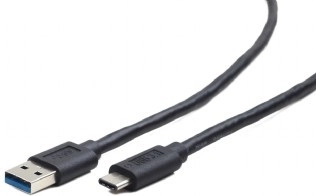 Câble USB 3.0 USB‑C (A mâle vers USB‑C mâle), 0,5 m, noir
