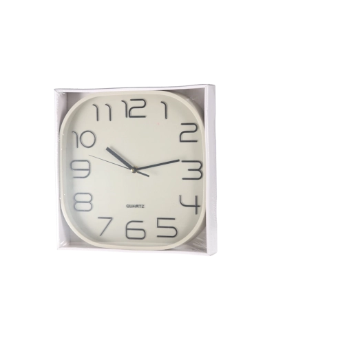 Square Wall Clock Quartz 30.3 cm