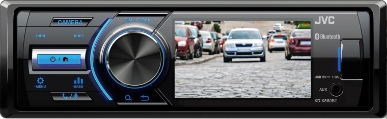 Car Radio JVC with Bluetooth and Monitor