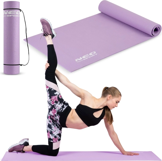 NEO-SPORT Exercise Mat 173 × 61 cm Purple