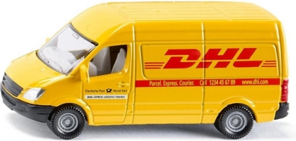 Metal model of a postal delivery van SIKU