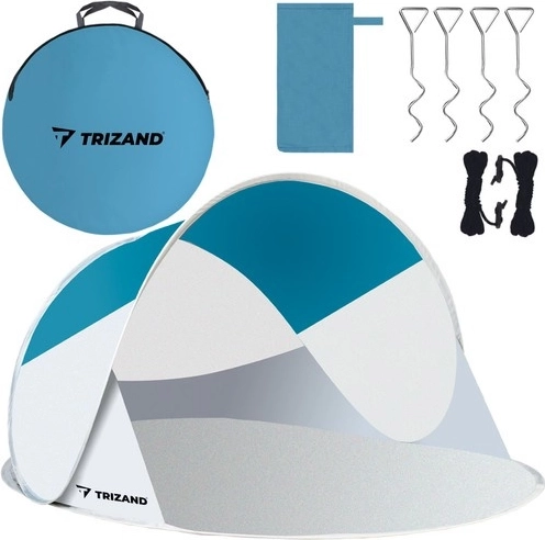 Beach pop-up tent Trizand 220x120x90 cm