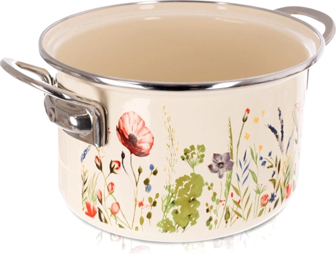 Geglazuurde pan crème Maki 22 cm, 4 l