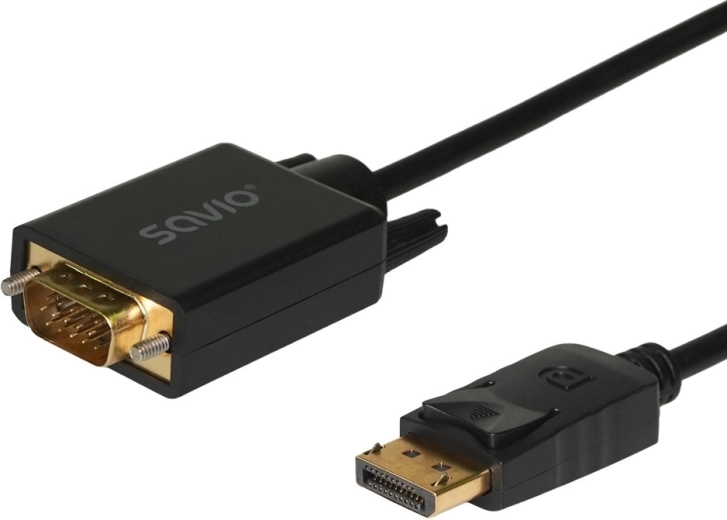 DisplayPort to VGA Cable 1.8 m black