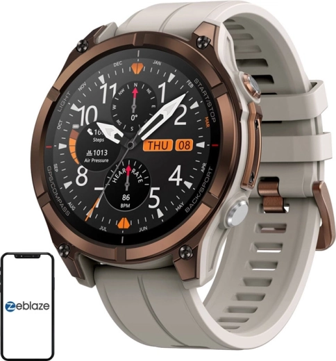 Zeblaze Stratos 4 Pro montre connectée outdoor marron
