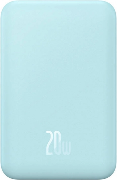 Power bank magnetica mini Baseus 5000 mAh USB‑C 20 W blu