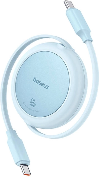 Baseus Free2Pull Mini cavo USB‑C su USB‑C 60W 1 m – Blu
