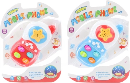 Telefono sonoro in plastica a batteria per bambini