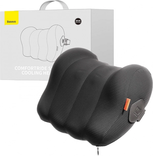 Baseus ComfortRide coussin rafraîchissant en gel pour appuie‑tête de voiture – noir