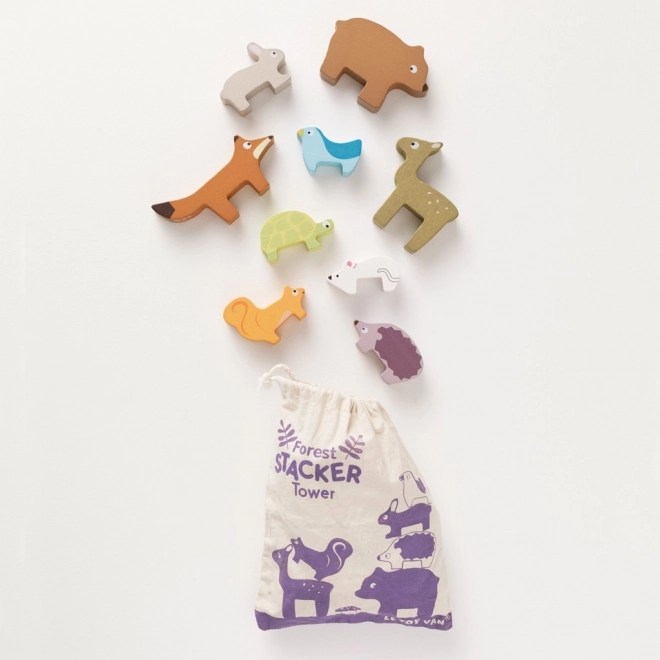 Le Toy Van Petilou forest animals stacking puzzle