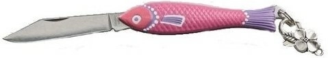 Couteau de poche Mikov Poisson rose