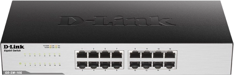 Gigabit 16-Port Tisch-Switch