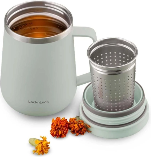 Metro tea travel mug 400 ml with infuser, mint