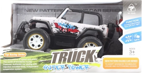 Wit terreinwagen met afstandsbediening 1:16