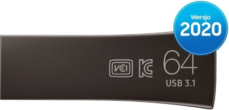 Chiavetta USB Samsung Bar Plus USB 3.1 64 GB grigio titanio