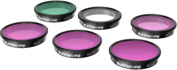 Set of 6 MCUV, CPL and ND4/ND8/ND16/ND32 Filters for INSTA360 GO 3/GO 2 – Sunnylife