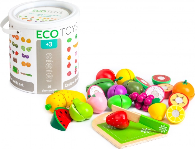Wooden Fruit for Cutting ECOTOYS