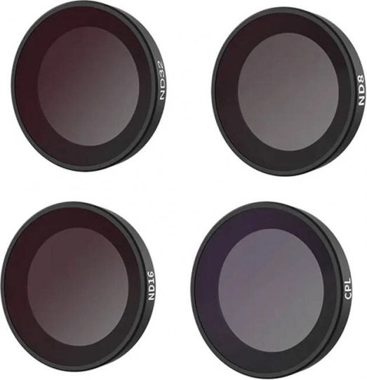 Sada filtrů CPL/ND8/ND16/ND32 TELESIN pro kameru INSTA360 GO 3